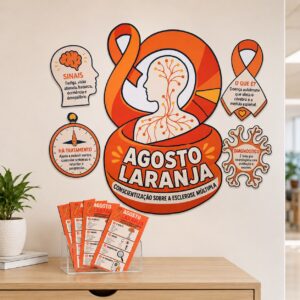 🧡 AGOSTO LARANJA — Conscientização sobre a esclerose múltipla