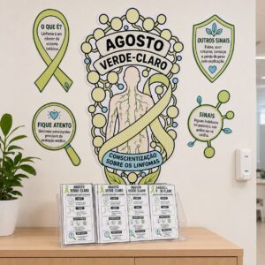 💚 AGOSTO VERDE-CLARO — Conscientização sobre os linfomas