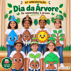 Kit Apresentação Dia da Árvore SEMENTINHA