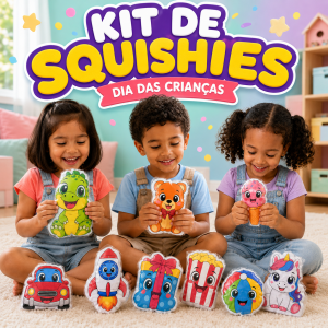 ✨ KIT DE SQUISHIES — DIA DAS CRIANÇAS ✨