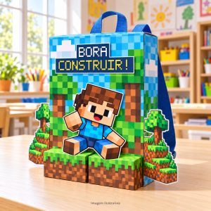 ð© MOCHILA MALUCA — MUNDO DOS BLOCOS