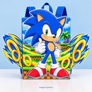 ð⚡ MOCHILA MALUCA DO SONIC!