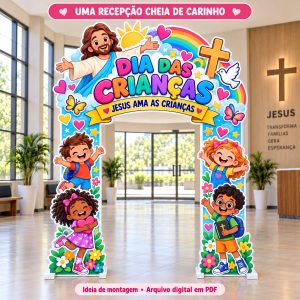 Portal Jesus ama as crianças – Dia das Crianças | PDF A4
